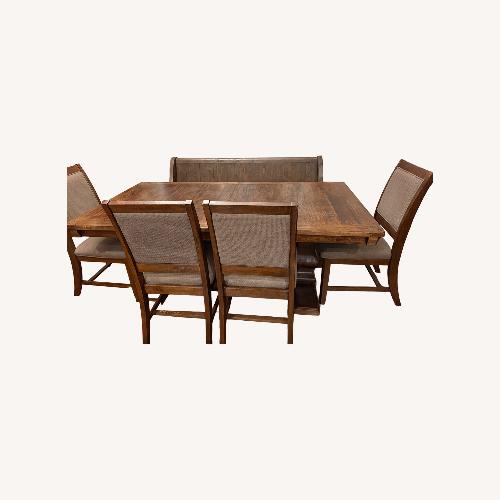 Used Ashley Furniture Dark Brown Dining Sets for sale on AptDeco