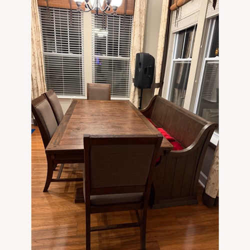 Used Ashley Furniture Dark Brown Dining Sets for sale on AptDeco