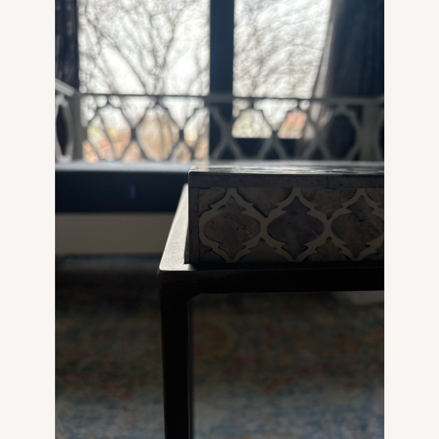 World Market Inlay Side Table - image-6