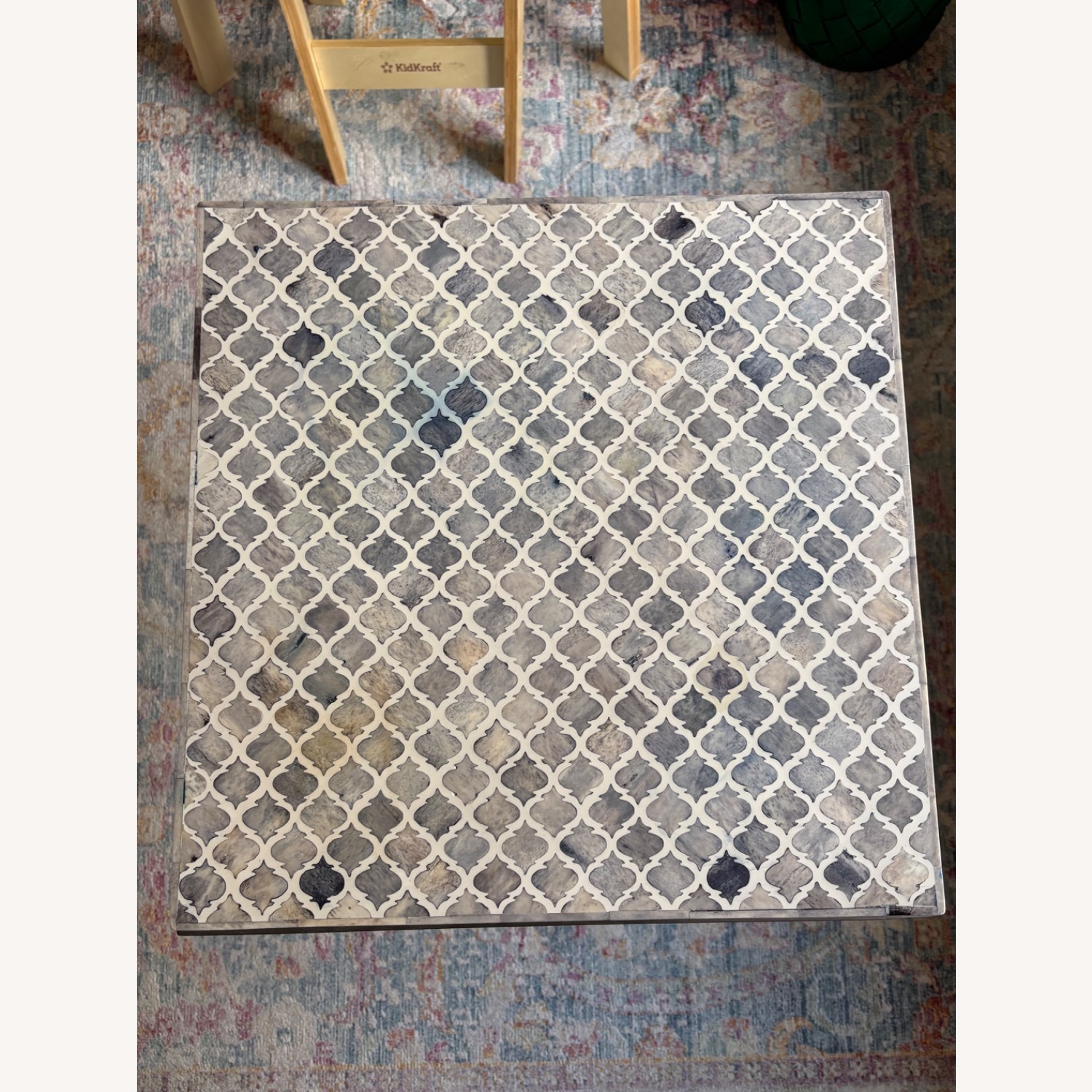 World Market Inlay Side Table - image-5