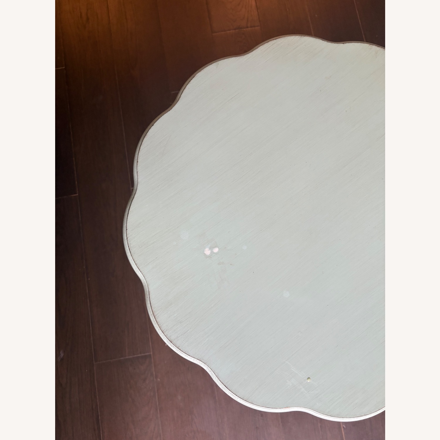 Vintage/Antique Finds Blue Wood Side Table - image-3