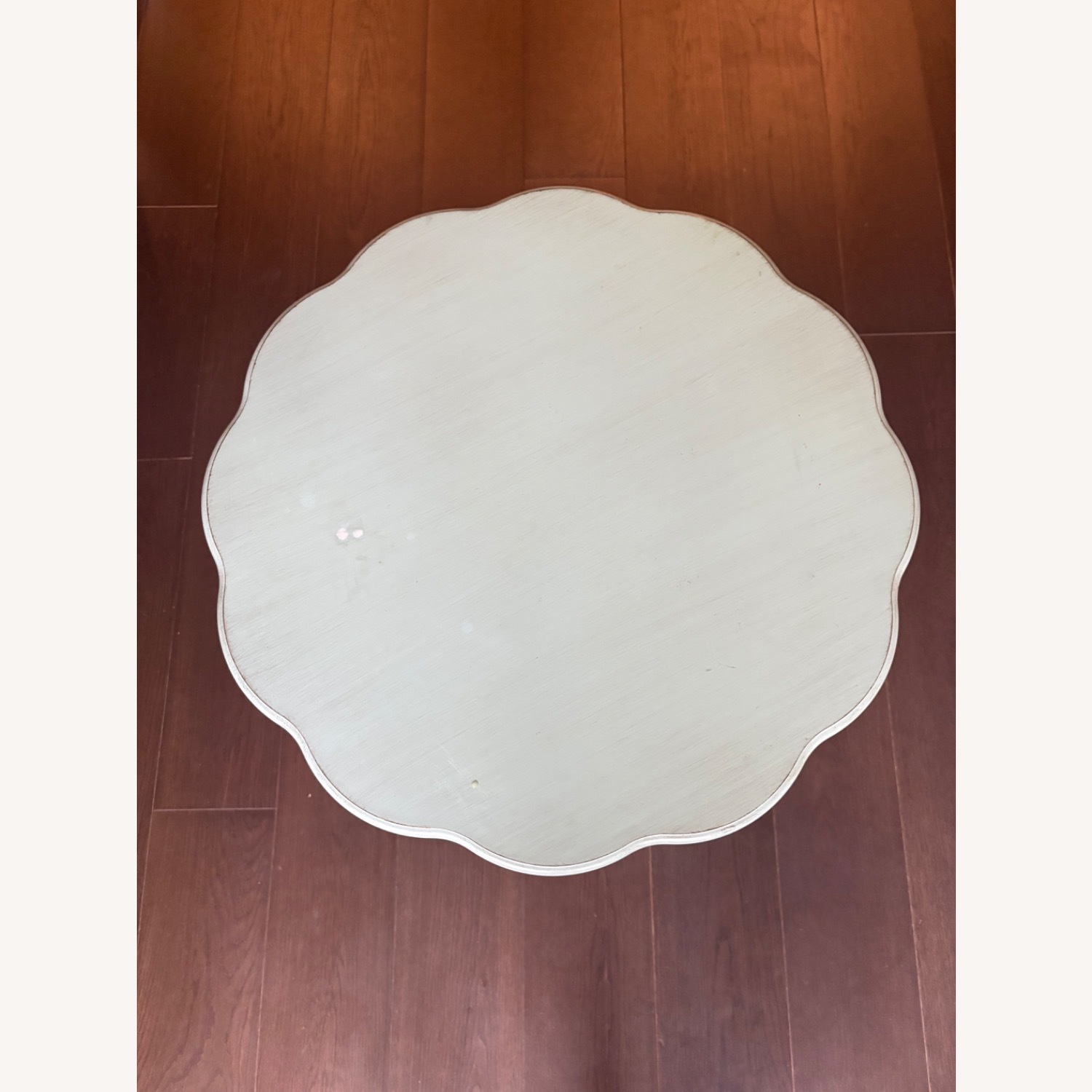 Vintage/Antique Finds Blue Wood Side Table - image-1