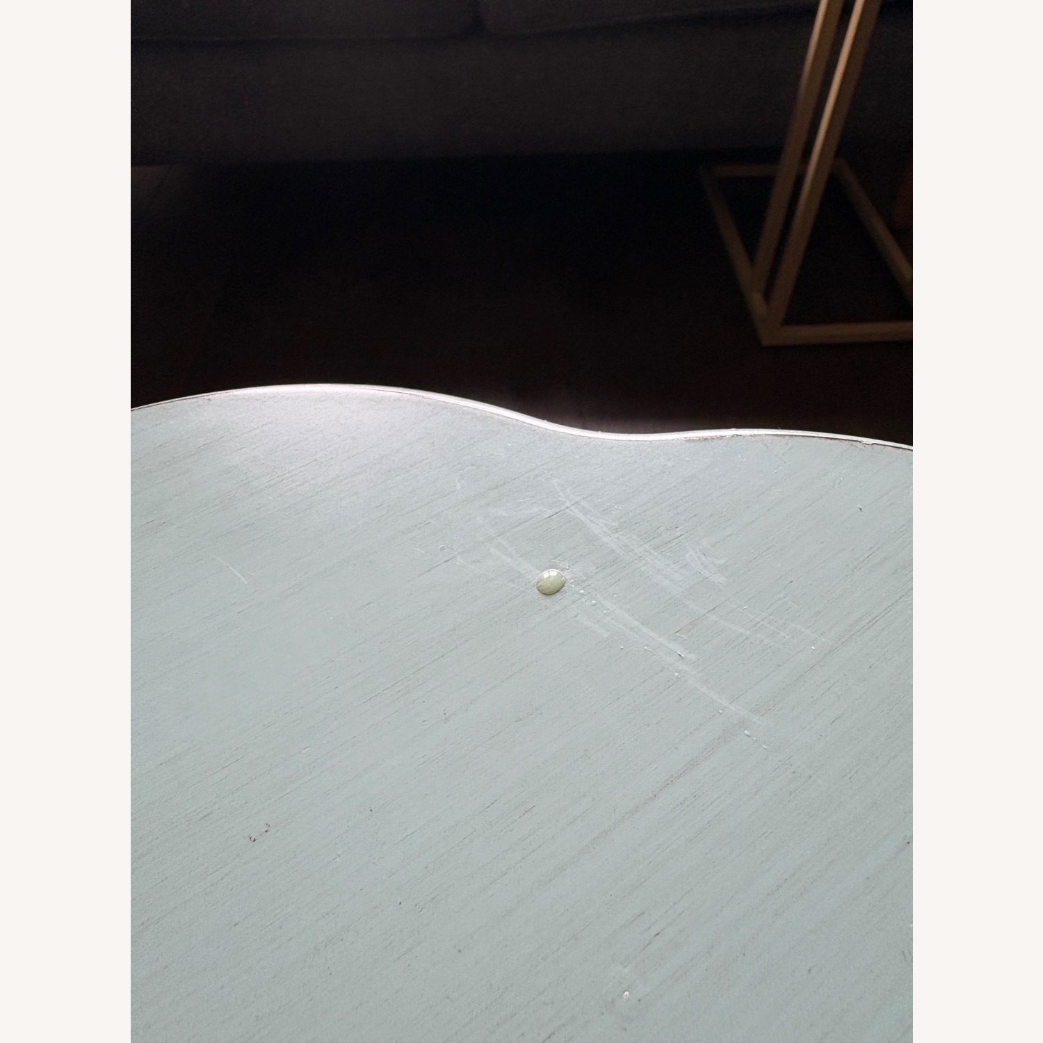 Vintage/Antique Finds Blue Wood Side Table - image-9