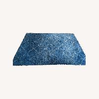 Vintage Blue Flokati Rug