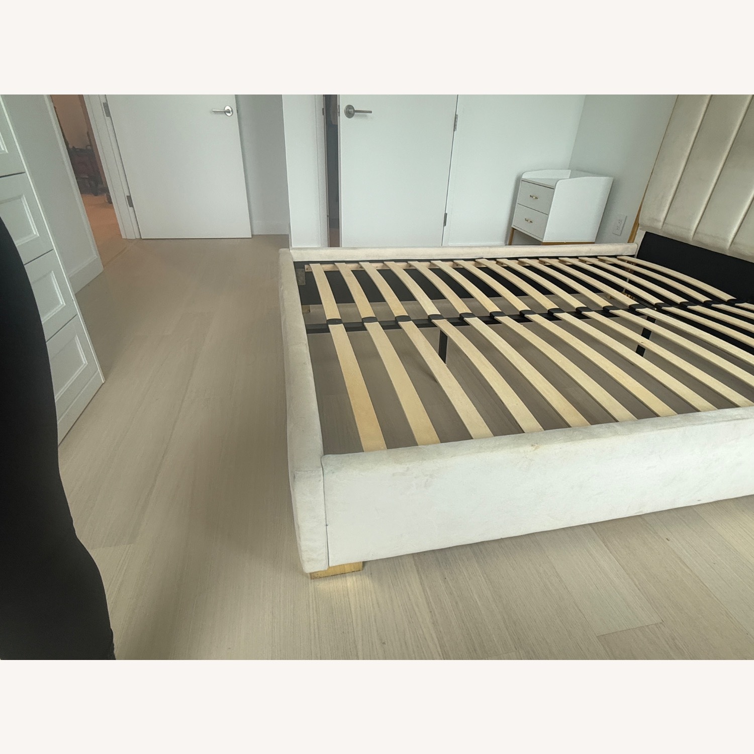 Wayfair Upholstered Bed - Cream - image-2