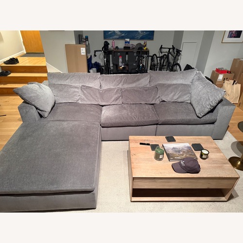 Used West Elm Dark Gray Harmony Sectional for sale on AptDeco
