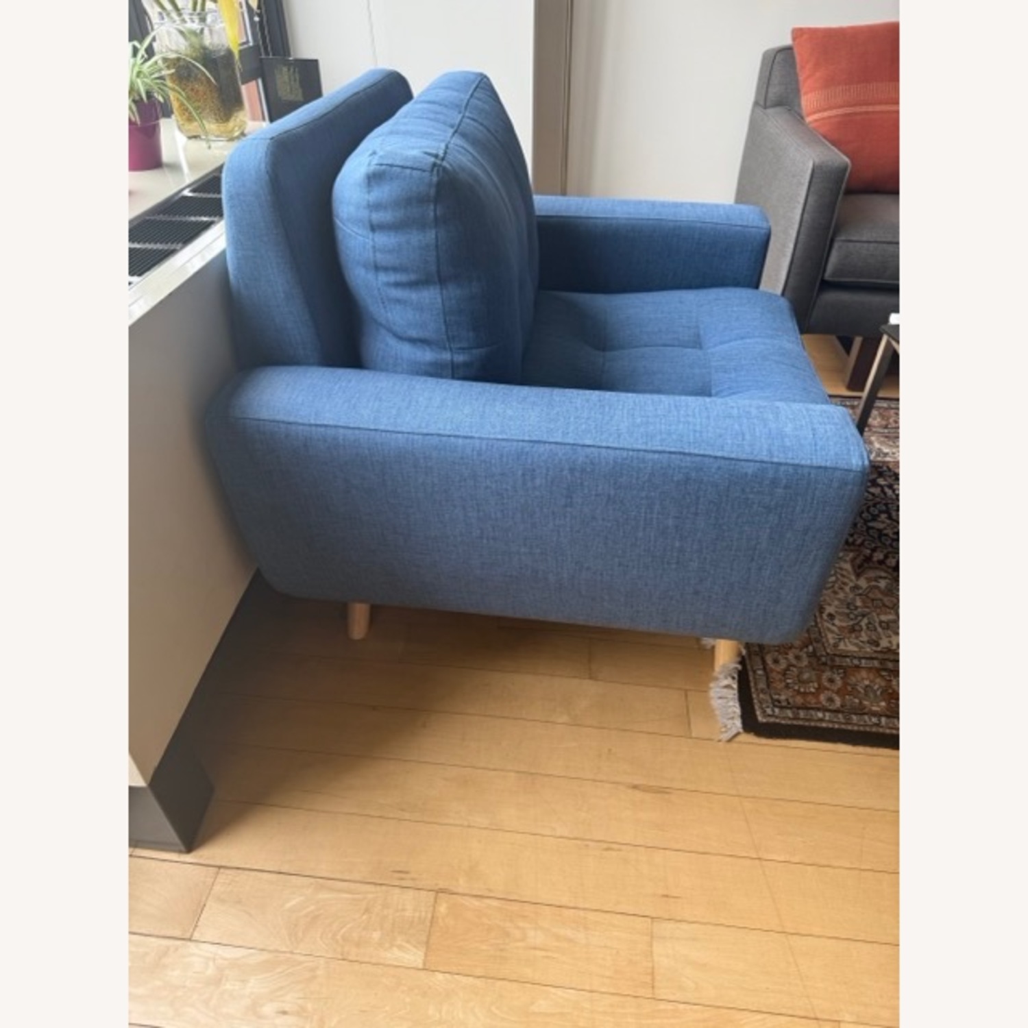 Alton Furniture Group Blue Fabric Armchair - image-2