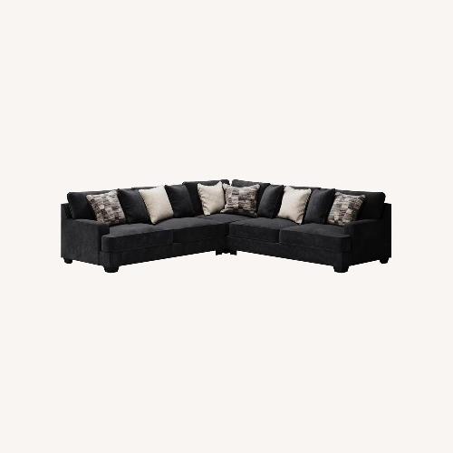 Used Ashley Furniture Lavernett 3-Piece Sectional in Charcoal for sale on AptDeco