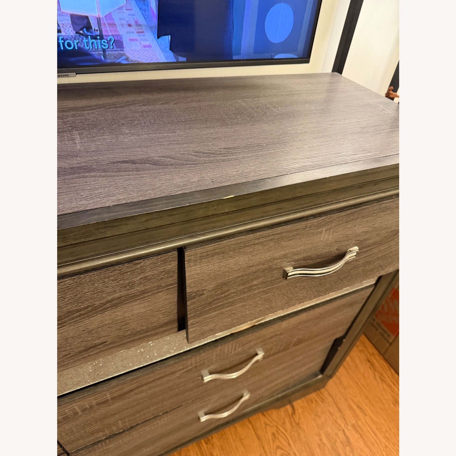 Dark Gray Dresser - image-4