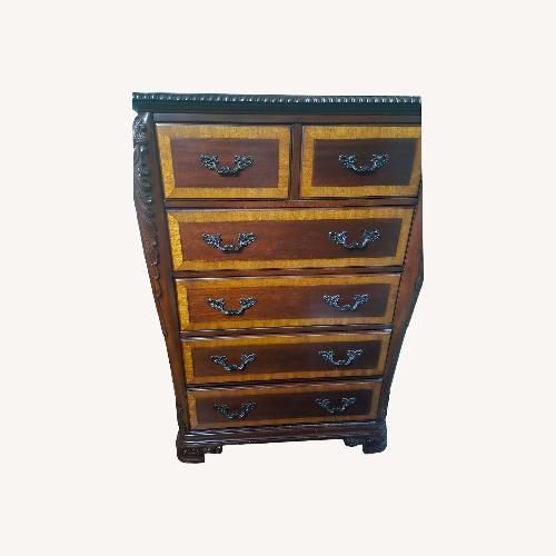 Used Stanley Furniture Dark Brown Wood Armoire for sale on AptDeco