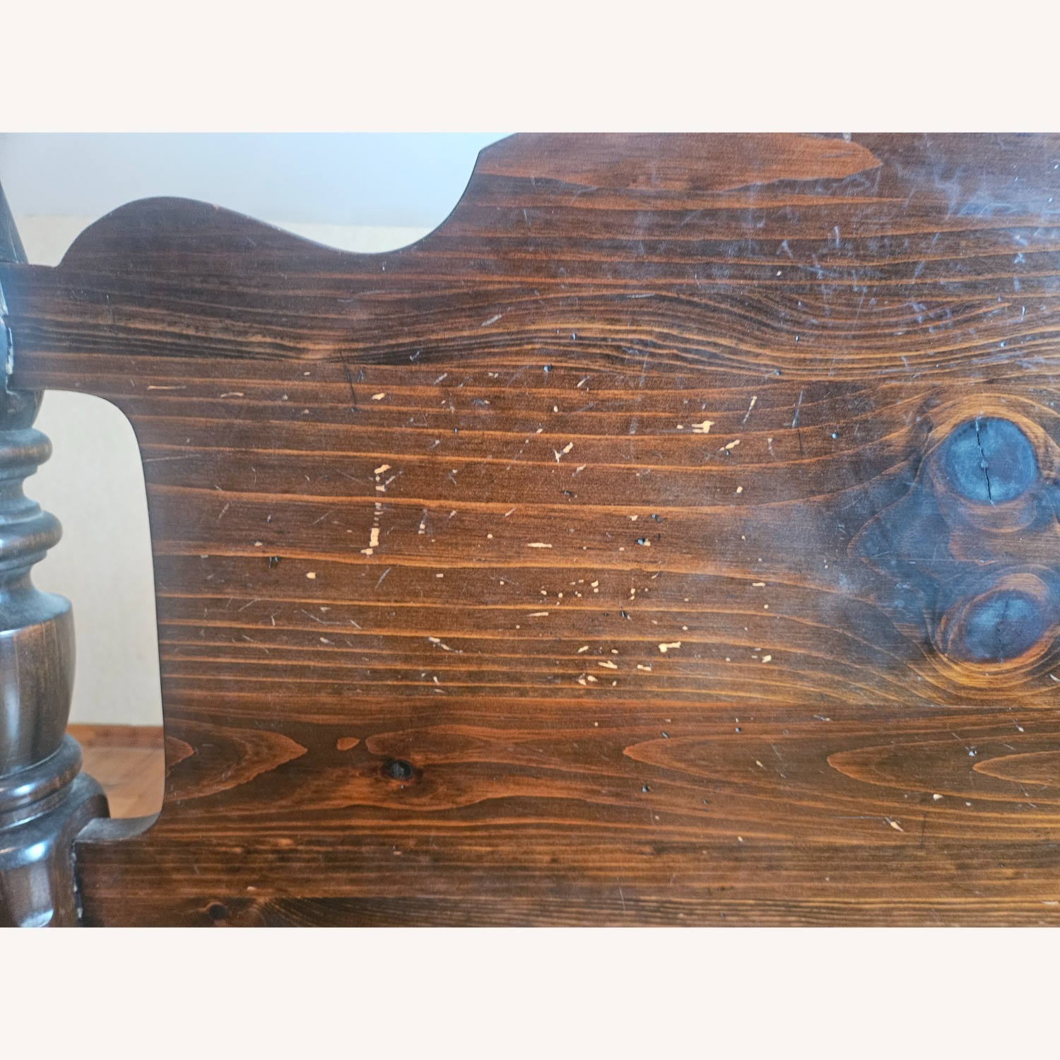 Ethan Allen American Pine Spindal Canopy Bed - image-5