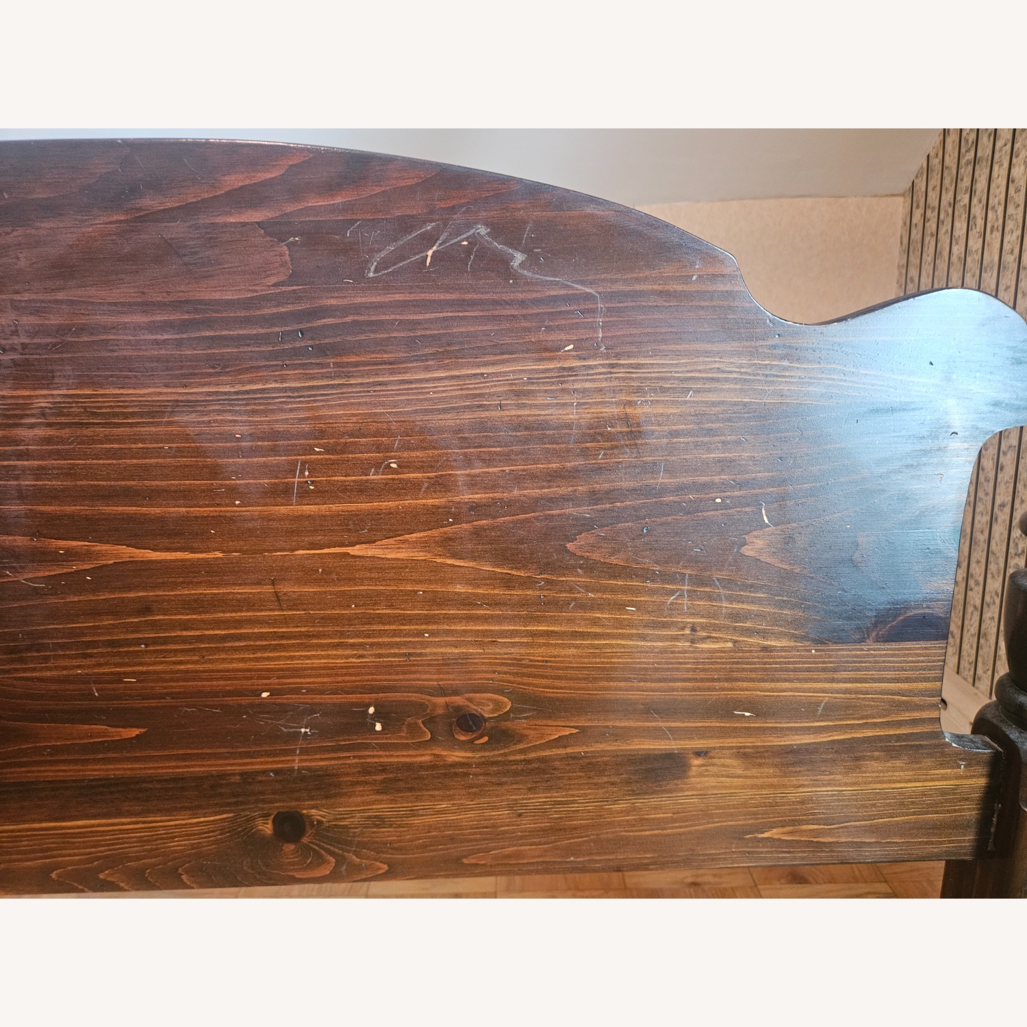 Ethan Allen American Pine Spindal Canopy Bed - image-6