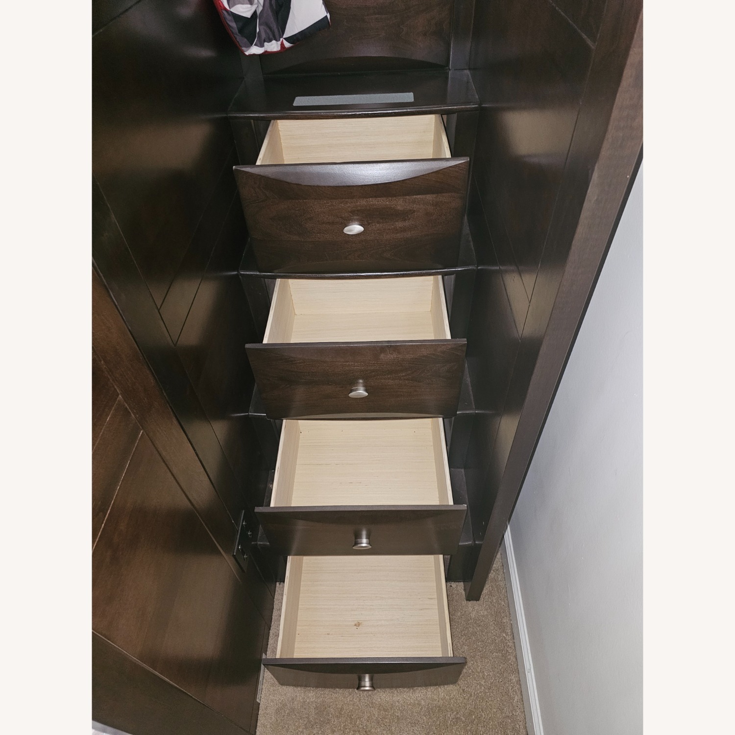 Rooms To Go Dark Brown Wood Bunk Bed - image-3