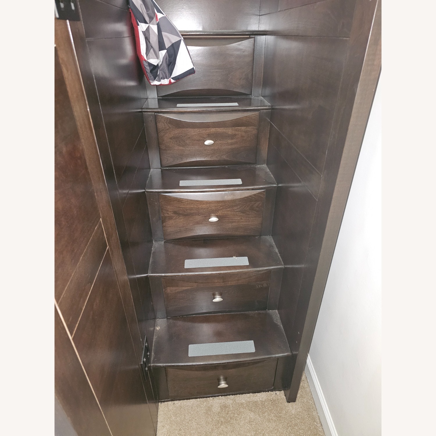 Rooms To Go Dark Brown Wood Bunk Bed - image-7