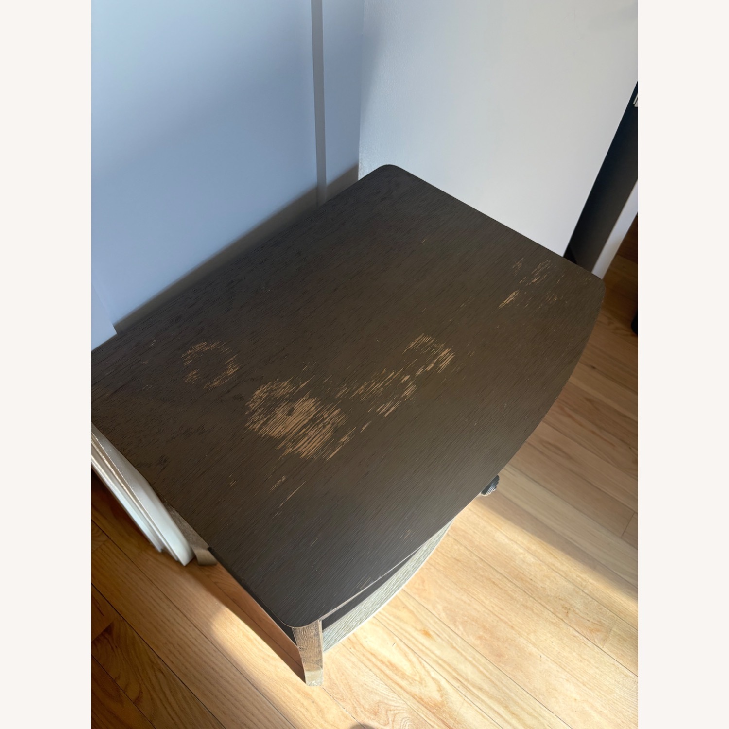 Pottery Barn Light Brown Wood Nightstands - image-3