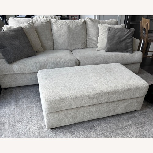 Used Ashley Soletren Sofa with Oversized Ottoman for sale on AptDeco