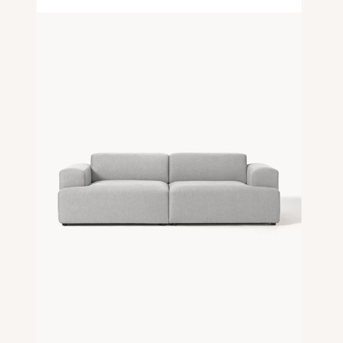 Used Light Gray Fabric 3+ Seater Sofa for sale on AptDeco