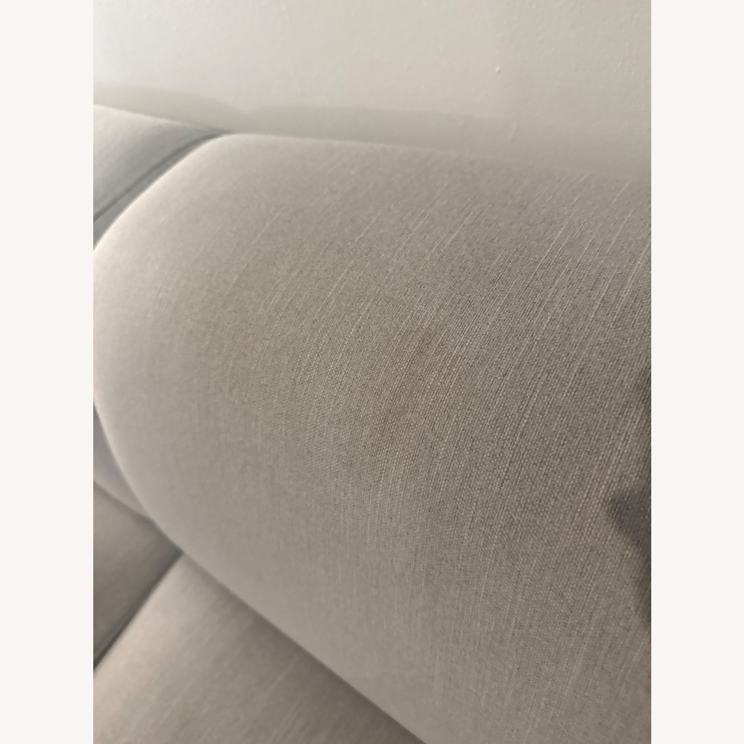 Light Gray Fabric 3+ Seater Sofa - image-4