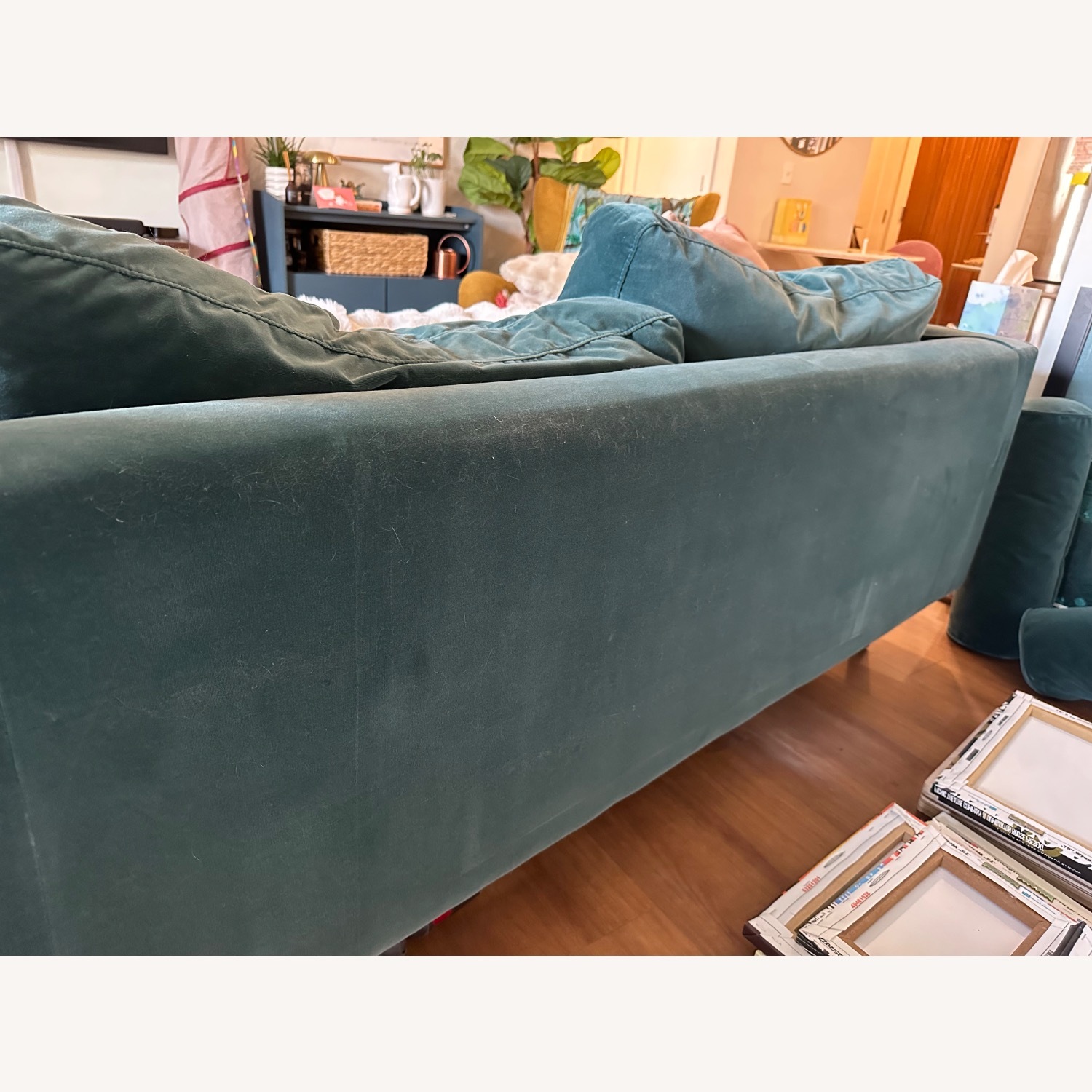Article Sven Blue Velvet 2 Seater Sofa - image-4