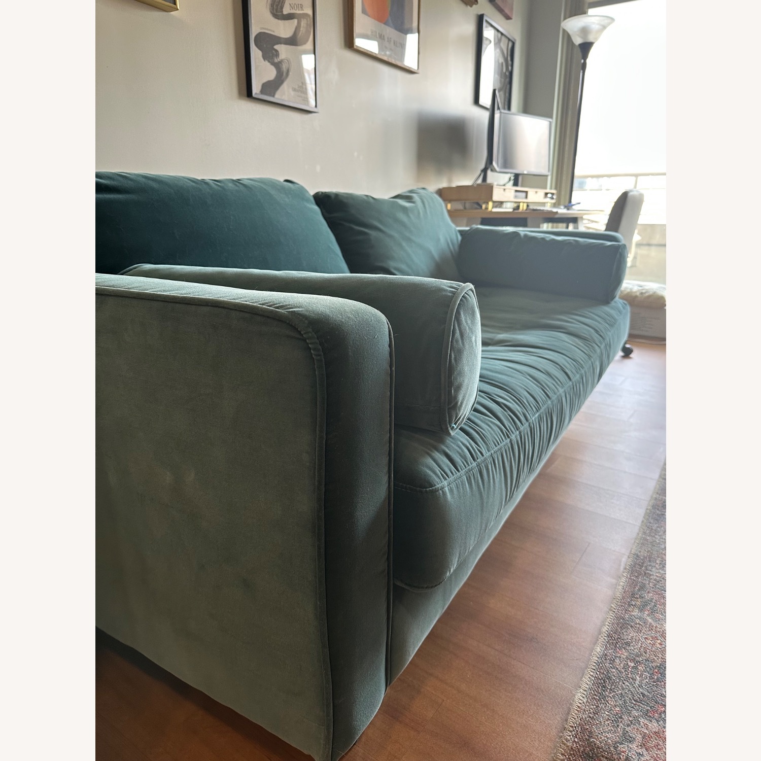 Article Sven Blue Velvet 2 Seater Sofa - image-3
