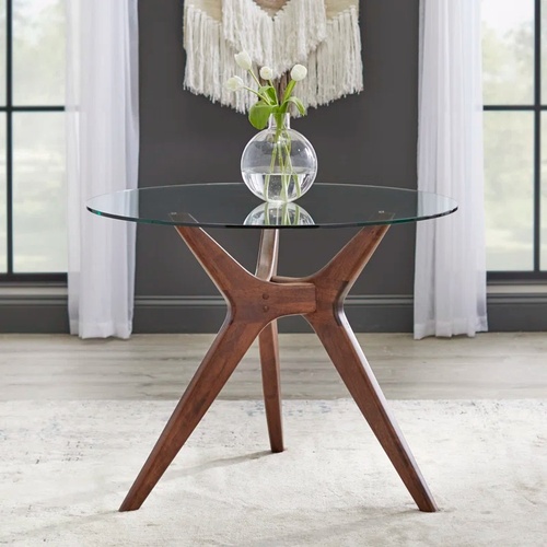 Used Wayfair Natural Wood Dining Table for sale on AptDeco