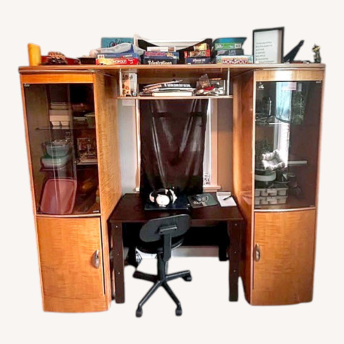 Used Ashley Furniture Chest Nut Wall Unit  for sale on AptDeco