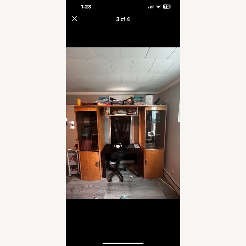 Used Ashley Furniture Chest Nut Wall Unit  for sale on AptDeco