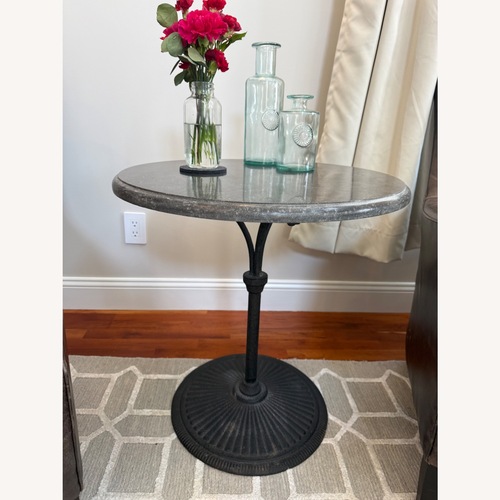 Used Arhaus Dark Gray Stone Side Tables for sale on AptDeco