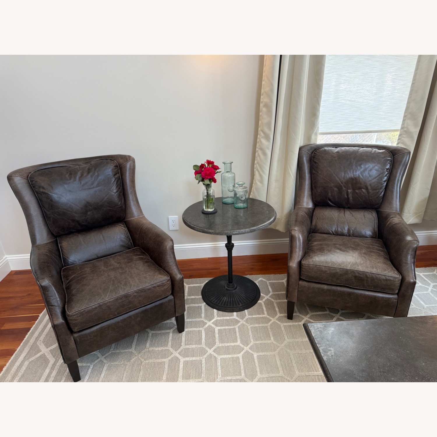 Arhaus Dark Gray Stone Side Tables - image-3