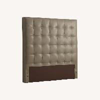 West Elm Queen Leather Headboard