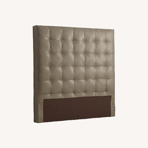 Used West Elm Queen Leather Headboard for sale on AptDeco