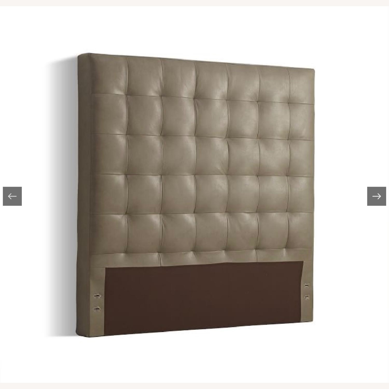 West Elm Queen Leather Headboard - image-3