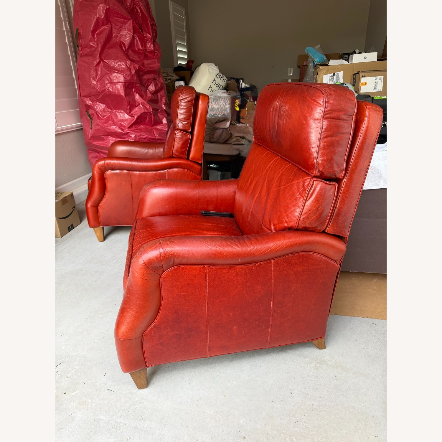 Ethan Allen North American Leather Power Chairs - image-3