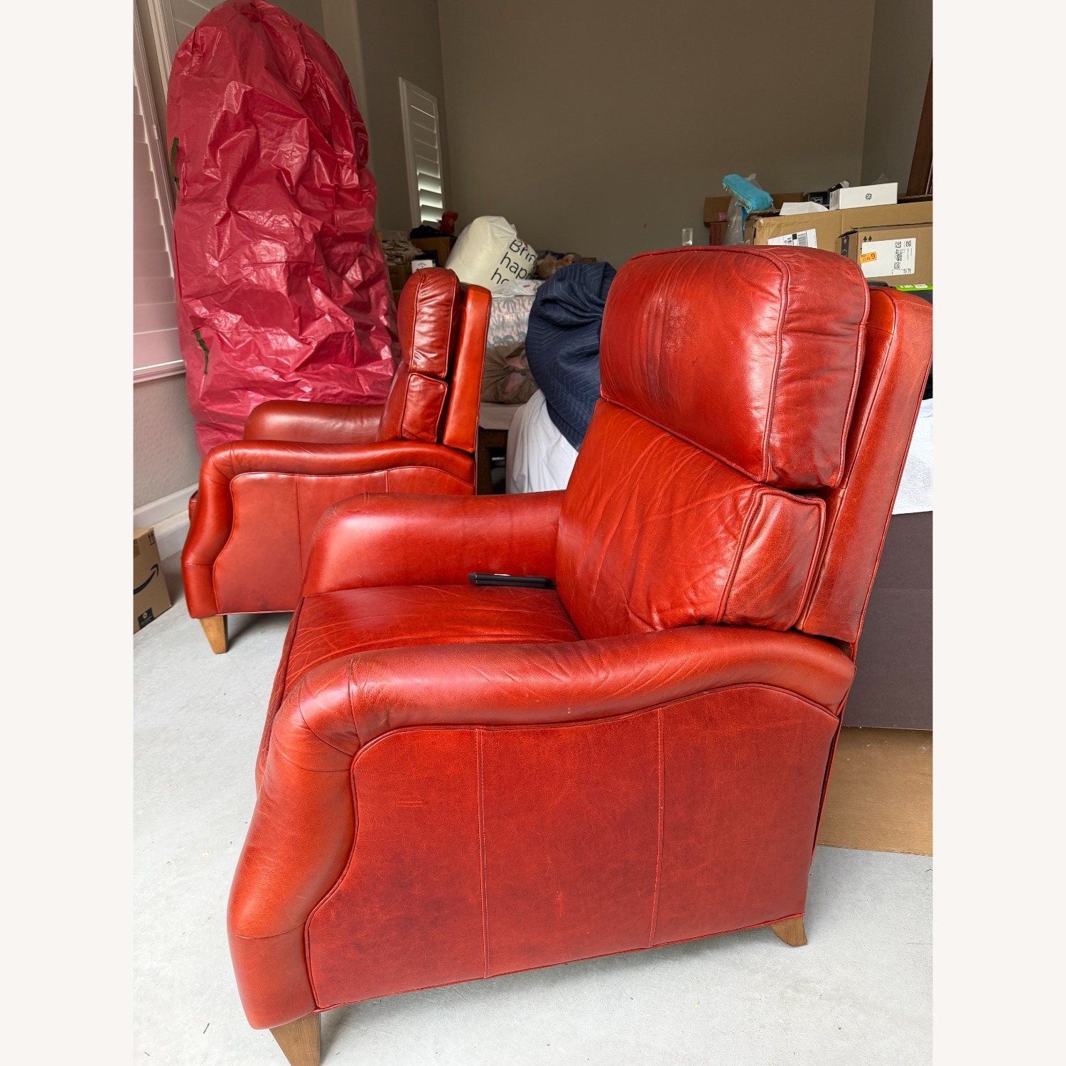 Ethan Allen North American Leather Power Chairs - image-2