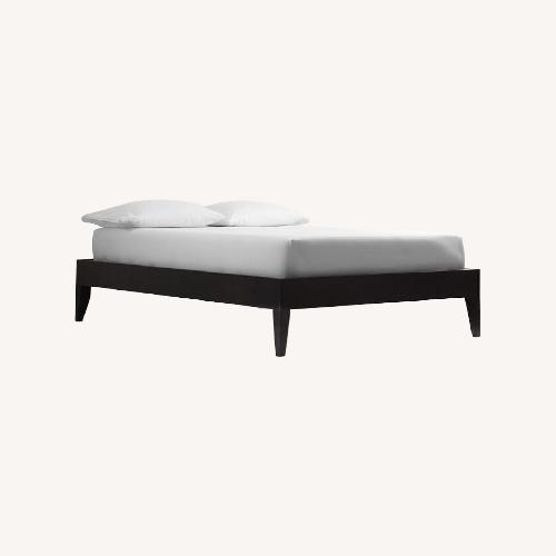 Used West Elm Queen Narrow Leg Chocolate Bed Frame for sale on AptDeco