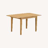 Extendable Oak Solid Wood Dining Table