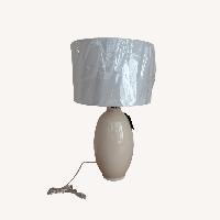 Brooks Brothers White Ceramic Table Lamp