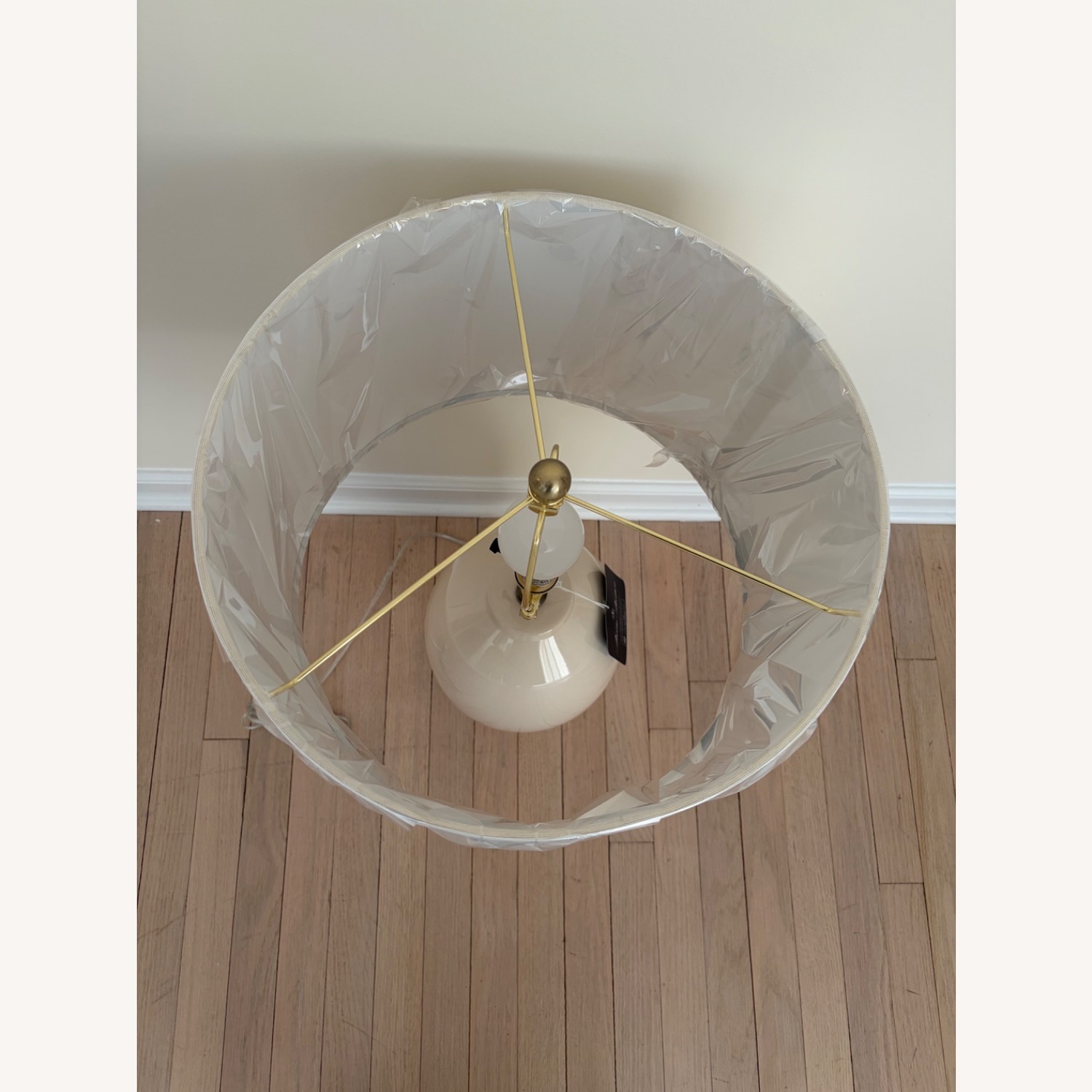 Brooks Brothers White Ceramic Table Lamp - image-2