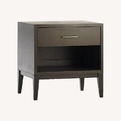 Used West Elm Narrow Leg Chocolate Wood Nightstands for sale on AptDeco
