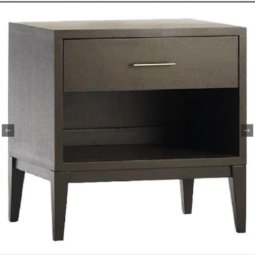 Used West Elm Narrow Leg Chocolate Wood Nightstands for sale on AptDeco