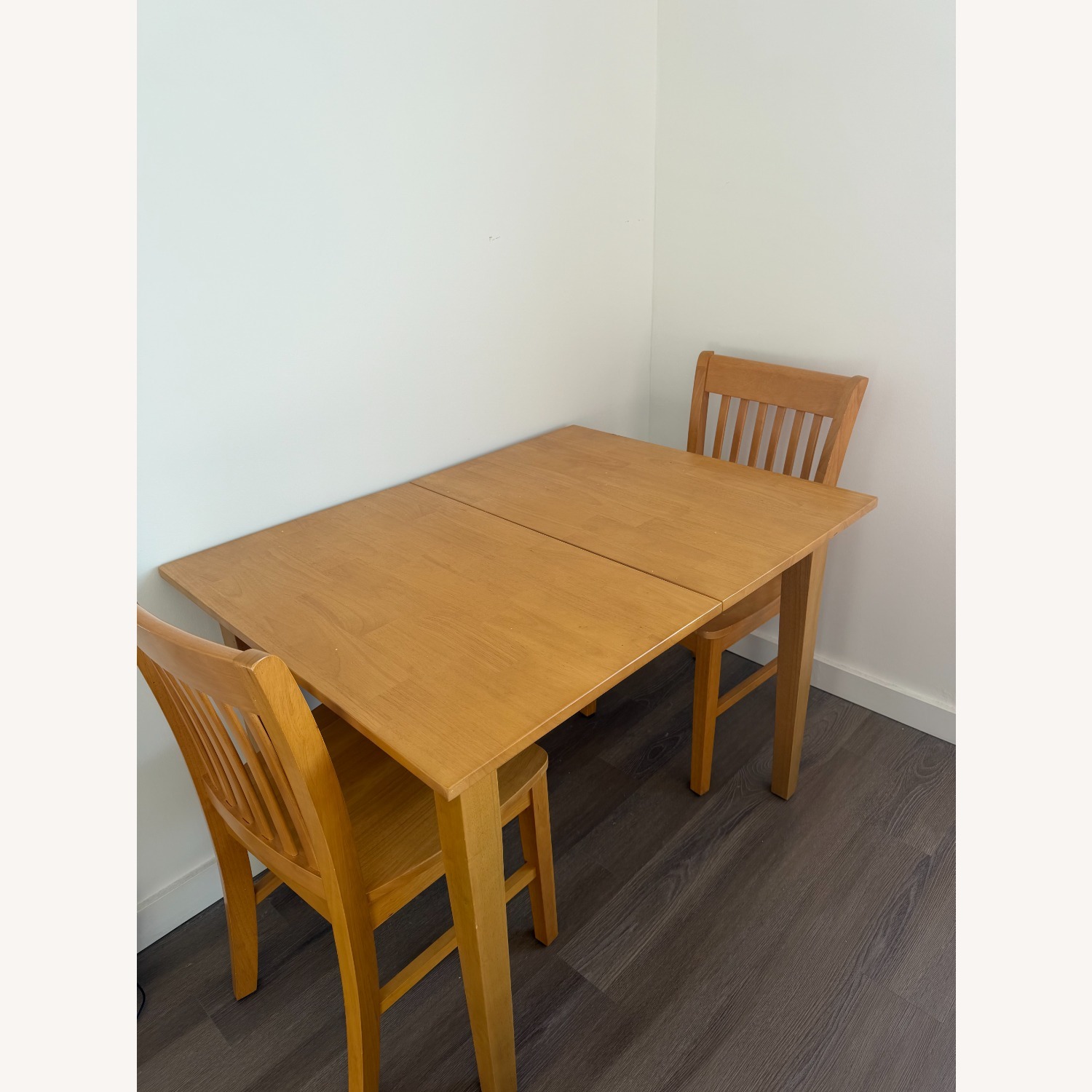 Oak Solid Wood Dining Chairs - image-1