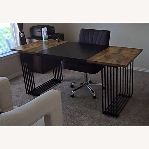 Used Amazon Light Brown Wood Desk for sale on AptDeco