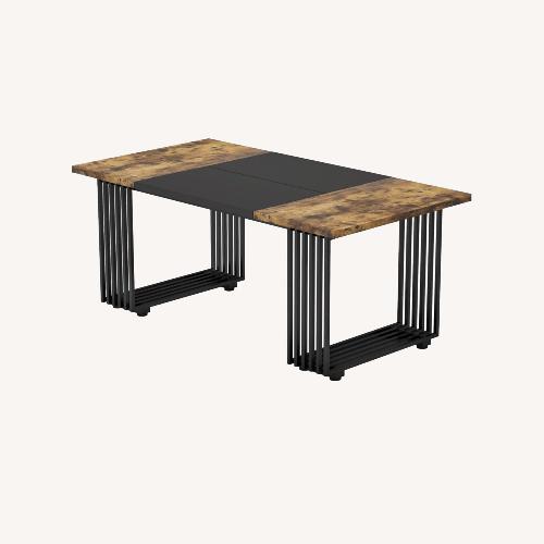 Used Amazon Light Brown Wood Desk for sale on AptDeco