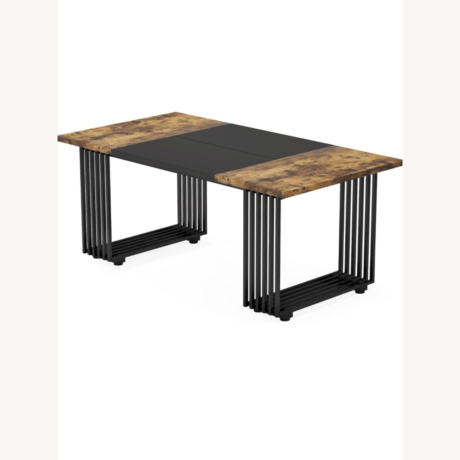 Amazon Light Brown Wood Desk - image-2