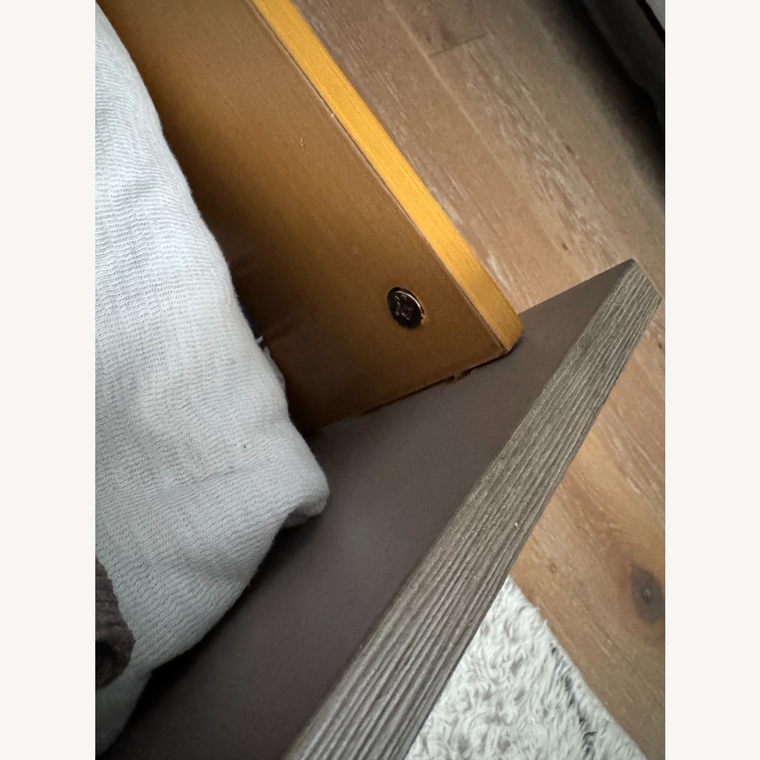 Pottery Barn Tacoma Dark Gray Wood Queen Bed - image-5