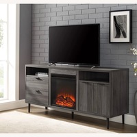 Wayfair Light Gray Media Storage