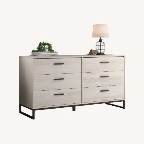 Used Wayfair Sand & Stable Natural Wood Dresser for sale on AptDeco