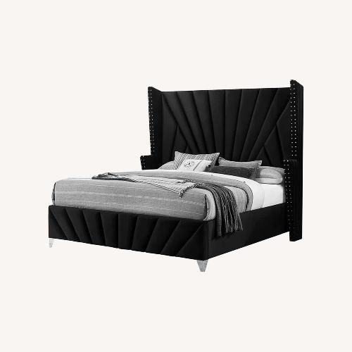 Used Wayfair Queen Size Upholstered Bed Frame for sale on AptDeco