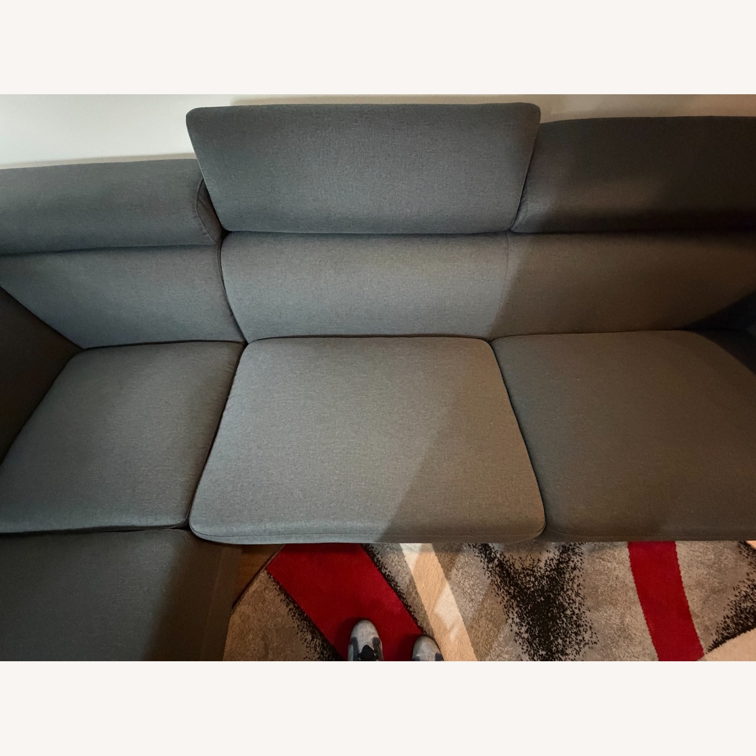 Wayfair Orren Ellis Dark Gray 2 Piece Sectional - image-4