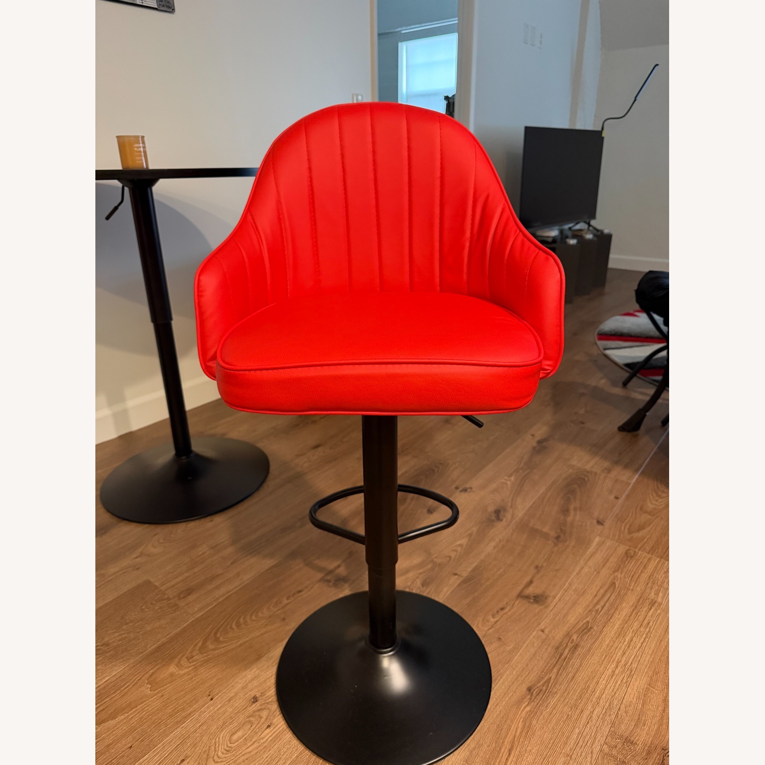 Wayfair Arabellarose Black Faux Leather Dining Sets - image-3